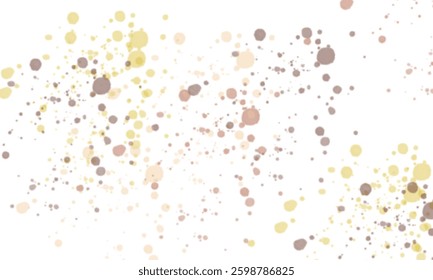 Abstract Dots on a White Canvas