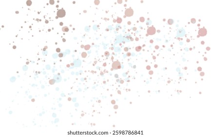 Abstract Dots on a White Canvas