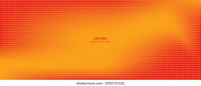 Fondo de textura de gradiente de patrón de color naranja de puntos Abstractas.