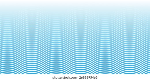 pontos abstratos partículas padrão de onda padrão 3D meio-tom curva em fundo azul. Vetor em conceito de tecnologia, ciência, música, clássico de onda moderna. vetor