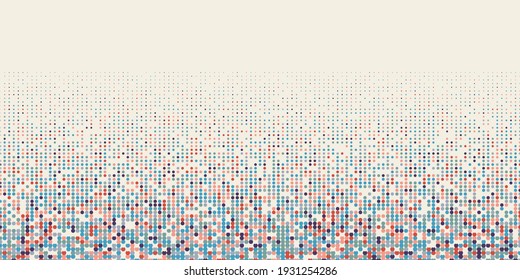 Abstract dots pattern halftone style background and texture with space for your text. Vector illustration