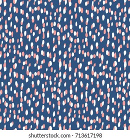 Abstract dots pattern print, for t-shirt, apparel, fabric or wrapping. Vector is seamless and repeatable.