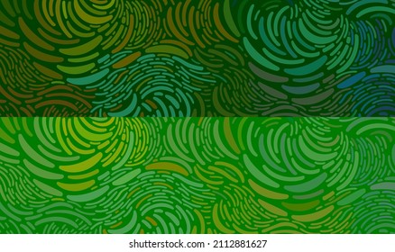 Abstract dots and points in Van Gogh style.Colorful vector pattern.