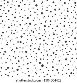 Abstract dots random size. Vector illustration