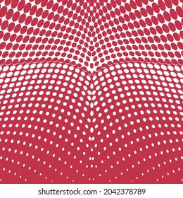 Abstract dots seamless pattern color dots halftone design