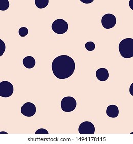 Abstract dots seamless repeat pattern for wrapping paper, phone case, wallpaper, pillows, decor, curtains.