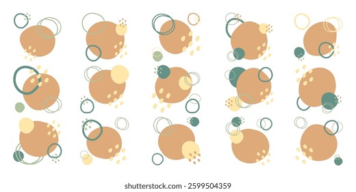 Abstract Dots Shape Minimalist Collection