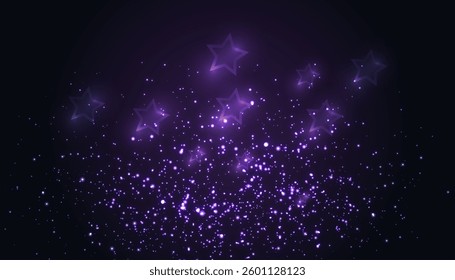 Abstract  dots and star connect background. Technology connection digital data and big data concept.
