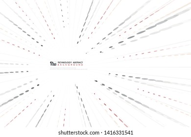 Abstract dots technology radiance pattern line. You can use for cover tech, design artwork, ad, presentation. illustration vector eps10