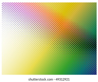 Abstract dots vector background. Halftone.