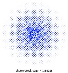 Abstract dots vector background. Halftone.