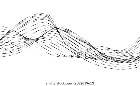 Abstract dots wave background. Halftone pop art background, poster, card.