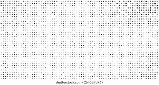 Abstract dott halftone gradient texture. Vanishing polka dot background. Repeating dots modern