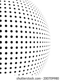 Abstract dotted background