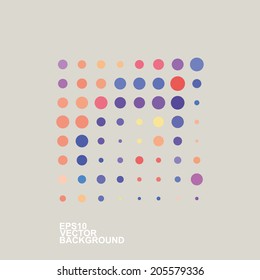 Abstract Dotted Background