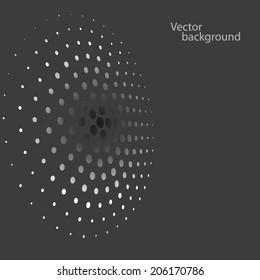 Abstract dotted background