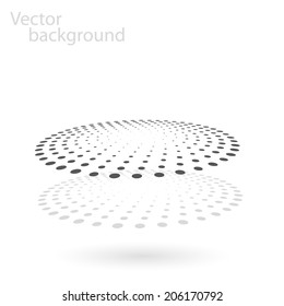 Abstract dotted background