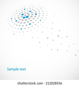 Abstract dotted background