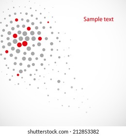 Abstract dotted background