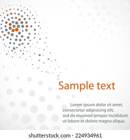 Abstract dotted background