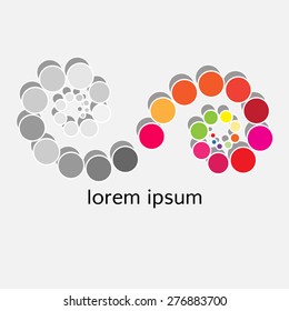 Abstract dotted background