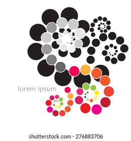 Abstract dotted background