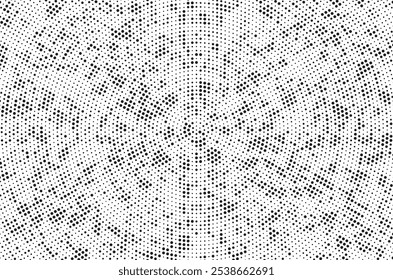 Abstractas fondo punteado. Patrón grunge semitono blanco y negro. Fondo de grunge como elemento de diseño. Ilustración vectorial.