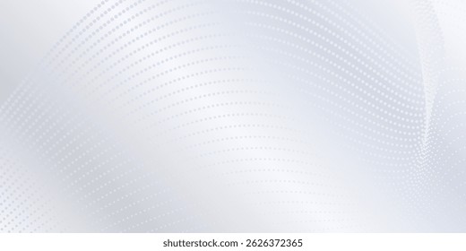 Abstractas fondo punteado con líneas fluidas. Fondo de tecnología de futuro digital moderno abstracto simple