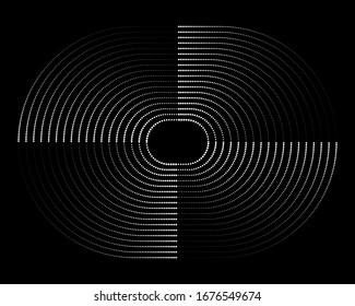 fondo abstracto de puntos. puntos de tono medio como logotipo o icono