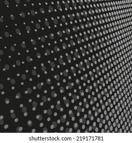 Abstract dotted background. Halftone effect.