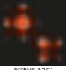 Abstract dotted background. Halftone effect vector background
