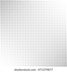 Abstract dotted background. Halftone effect vector background