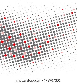 Abstract dotted background. Halftone effect vector background