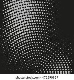 Abstract dotted background. Halftone effect vector