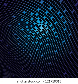 Abstract dotted background - illustration