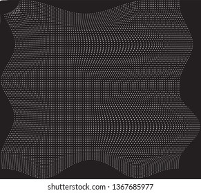 Abstract dotted background. Noise structure with dots. Vector image