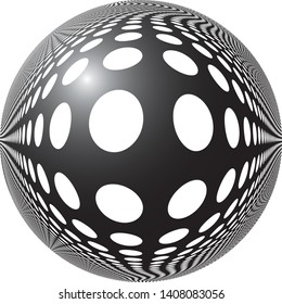 Abstract dotted background. Noise structure with dots. Vector image