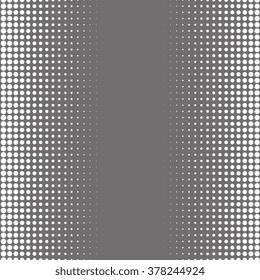 Abstract dotted background. Seamless vector pattern. Halftone effect illustration.