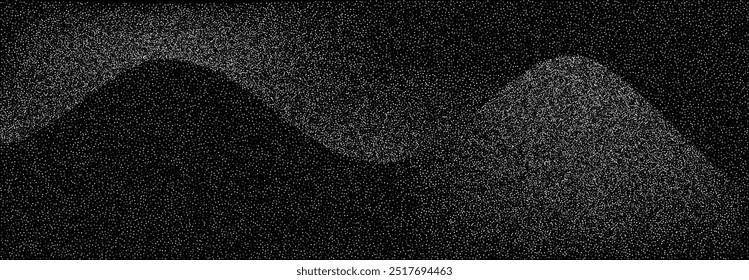 Abstractas fondo punteado. Ondas de gradiente de efecto de escritura.