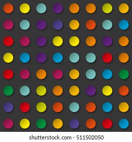 Abstract dotted background. Vector Illustration.