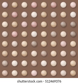Abstract dotted background. Vector Illustration.