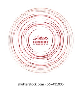 Abstract dotted background. Vector and illustration.