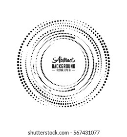 Abstract dotted background. Vector and illustration.