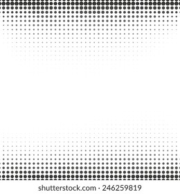 Abstract dotted black and white background
