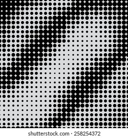 Abstract dotted black and white background