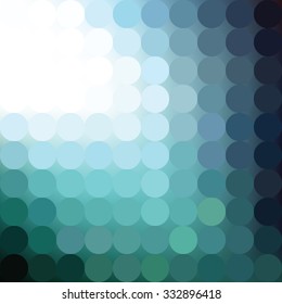 Abstract dotted blue color background, editable vector, eps 8