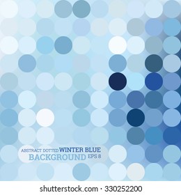Abstract Dotted blue light background, vector editable