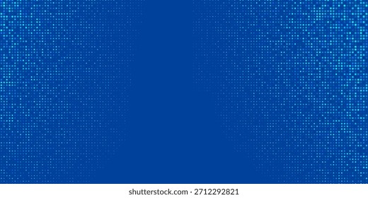 Abstract Dotted Blue Tech Finance Fintech Background Abstract Pixel Pattern. Abstract Business Tech Modern Art