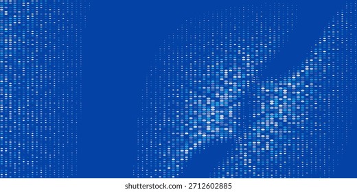 Resumo Pontilhado Blue Tech Finanças Fintech Fundo Abstract Pixel Pattern. Resumo Business Tech Ciência Vetor Fundo Moderno Abstrato