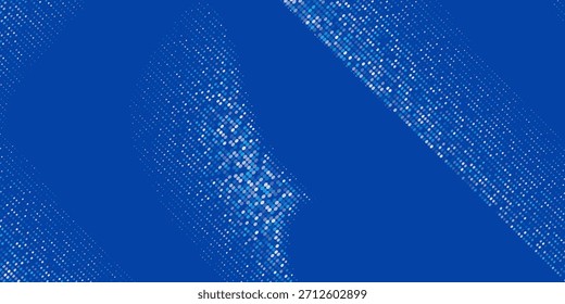 Abstract Dotted Blue Tech Finance Fintech Background Abstract Pixel Pattern. Abstract Business Tech Science Vector Backdrop Modern Abstract